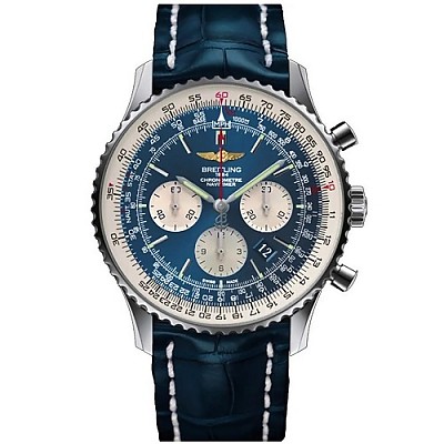 [스페셜오더]BREITLING-브라이틀링 내비타이머 B01 크로노그래프 43 팬암 에디션 스틸 시계 43mm