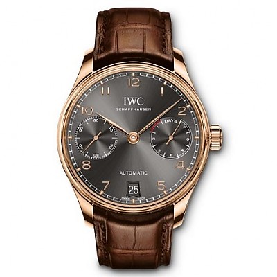 [스페셜오더]IWC-500714 IWC 포르투기저 오토매틱 스틸 버건디 다이얼 타임피스 42mm #IWC레플리카시계