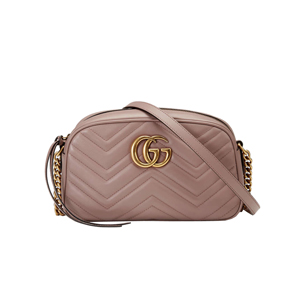 [스페셜오더]GUCCI-447632 6433 구찌 GG Marmont 레드 벨벳 스몰 숄더 백