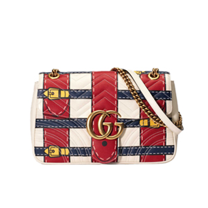 [스페셜오더]GUCCI-443496 9191 구찌 아이보리 GG 마몽 미디엄 Disney x 이미테이션숄더백