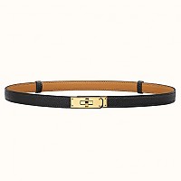 [스페셜오더]HERMES-H0698 에르메스 루즈 토마트 켈리 18 벨트 금장 EPSOM가죽