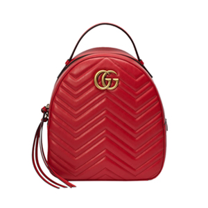 [스페셜오더]GUCCI-476671 5729 구찌 GG 마몽 퀼트 더스트핑크가죽 백팩