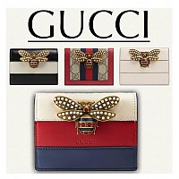 [스페셜오더]GUCCI-476072 8224 구찌 퀀 마가렛 가죽 카드 케이스