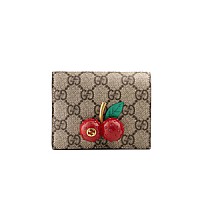 [스페셜오더]GUCCI-476050 8597 구찌 체리 장식 시그니처가죽 화이트 레플리카 카드케이스