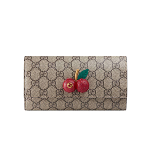 [스페셜오더]GUCCI-476050 8694 구찌 체리 장식 GG 수프림 카드 케이스