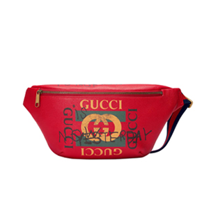 [스페셜오더]GUCCI 493869-8832 구찌 그린가죽 프린트 로고 레플리카벨트백