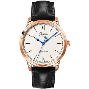 [스페셜오더]Glashutte Original-글라슈테 오리지널 세네터 Excellence 레드골드 실버다이얼 워치40mm