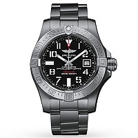 [스페셜오더]BREITLING-브라이틀링 어밴져 크로노그래프 티타늄 45 나이트 미션 그린 시계 45mm