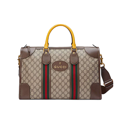 [스페셜오더]GUCCI-459311 8341 구찌 소프트 GG 수프림 Web 미디엄 더플백