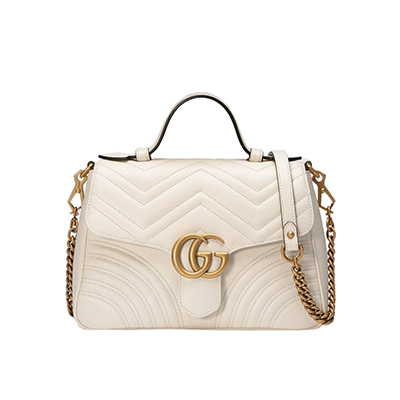 [스페셜오더]GUCCI-‎498110 2535 구찌 브라운 GG 마몽 스몰 탑 핸들백