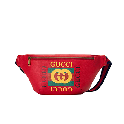 [스페셜오더]GUCCI 493869-8135 구찌 코코 카피탄 레드가죽 프린트 로고 벨트백