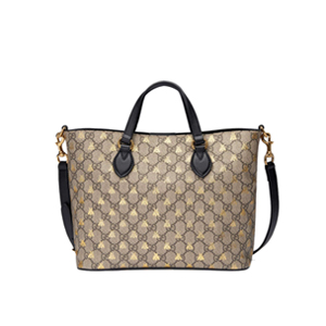 GUCCI 473887-8245 구찌 GG 수프림 캔버스 보스코 패치 장식 토트백