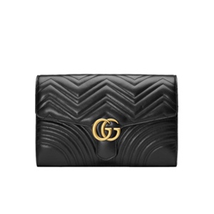 [스페셜오더]GUCCI-498079 1000 구찌 블랙 GG 마몽 마틀라세 이미테이션클러치