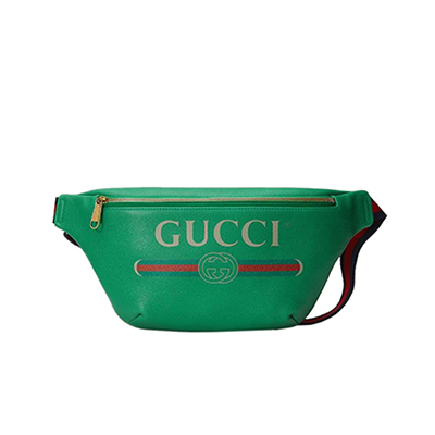 [스페셜오더]GUCCI 493869-8131 구찌 코코 카피탄 블랙가죽 프린트 로고 벨트백