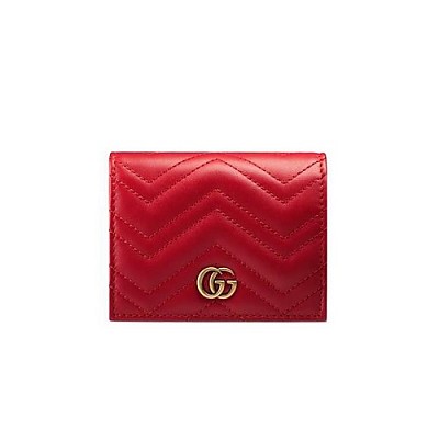 [스페셜오더]GUCCI-466492 5571 구찌 GG 마몽 핑크 벨벳 카드 케이스