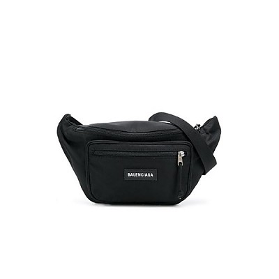 [스페셜오더]BALENCIAGA-552375 발렌시아가 블랙&화이트 레터링 로고 에브리데이 벨트백