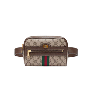 GUCCI-598113 1095 구찌 블랙/그레이 GG 수프림 벨트 백