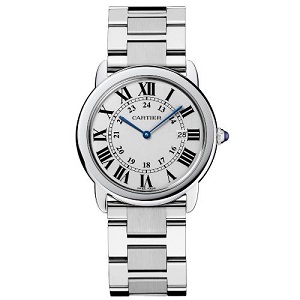 [스페셜오더]Cartier-까르띠에 롱드 솔로 드 까르띠에 스틸 브레이슬릿 워치42mm