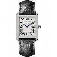 [스페셜오더]Cartier-까르띠에 탱크 솔로 스틸 쿼츠 실버다이얼 레이디스 워치 29mm