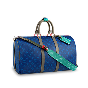 [스페셜오더]LOUIS VUITTON-N50002 루이비통 다미에 코발트 야자수 프린트 키폴 반둘리에 45