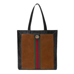 [스페셜오더]GUCCI 519335-2861 구찌 오피디아 체스트넛 스웨이드 라지 토트백