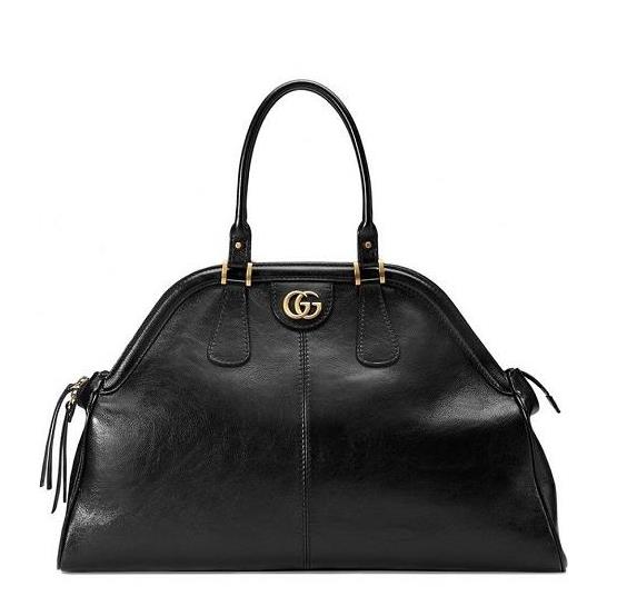 [스페셜오더]GUCCI-515937 1000 구찌이미테이션 블랙 르벨 라지 탑 핸들 백