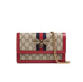 [스페셜오더]GUCCI-476079 8356 구찌 화이트 가죽 Queen Margaret 미니 백