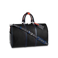 [스페셜오더]LOUIS VUITTON-M44643 루이비통 화이트 모노그램 스티커 프린트 키폴 반둘리에 50