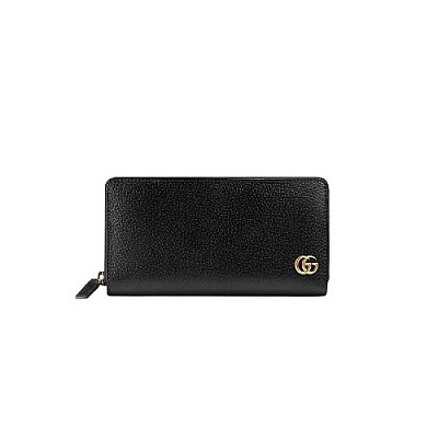 [스페셜오더]GUCCI-‎428736 1000 구찌 블랙 GG 마몽 짚 어라운드 지갑