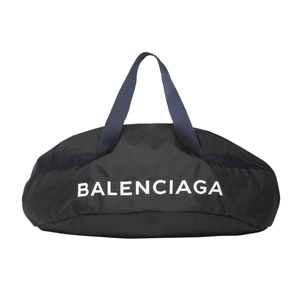 BALENCIAGA-4899419 발렌시아가 나일론 페브릭 레드 드로우스트링 휠 백 M