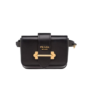 [스페셜오더]PRADA-1BL004 프라다 카이에 스웨이드 송아지 가죽 힙색 와인 