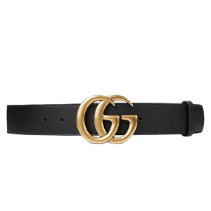 GUCCI-397660 1000 구찌 금장 더블 G 버클 블랙 남성용 벨트