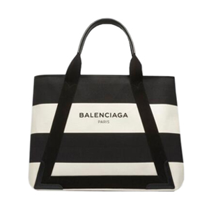 BALENCIAGA-339936 발렌시아가 코튼 캔버스 블랙 루즈 코클리코 카바스 M