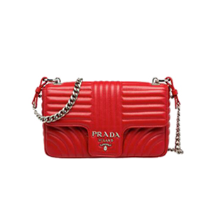 [스페셜오더]PRADA-1BD108 프라다 블랙 다이어그램 미디엄 숄더백