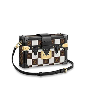 [스페셜오더]LOUIS VUITTON-M52737 루이비통 모노그램 트롱프뢰유 디테일 쁘띠뜨 말 트렁크 미니 핸드백