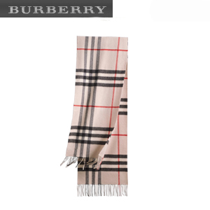 BURBERRY-39295221 버버리 클래식 레드 체크 캐시미어 스카프 남녀공용