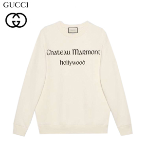 GUCCI-469250 9395 구찌 오프화이트 샤토 마몽 스웨트셔츠