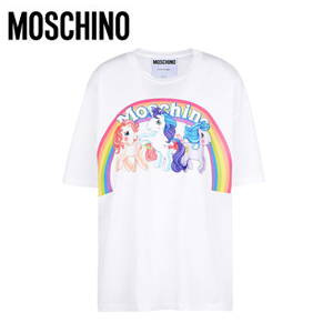 MOSCHINO-모스치노 리틀 포니 프린트 티셔츠(2컬러)