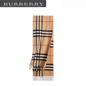 BURBERRY-39295221 버버리 클래식 레드 체크 캐시미어 스카프 남녀공용