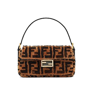 [스페셜오더]FENDI-8BR600 펜디 멀티컬러 더블 F 울 바게트백