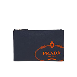 [스페셜오더]PRADA-2NG005 프라다 프린트 메탈 로고 이미테이션클러치