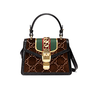 [스페셜오더]GUCCI-470270 8605 구찌 실비 애니멀 스터드 화이트가죽 미니 숄더백