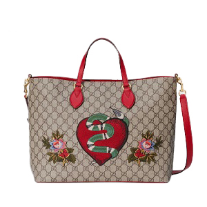 GUCCI-453705 9967 구찌 소프트 GG 수프림 캔버스 벵골 프린트 토트백