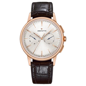 [스페셜오더]ZENITH-제니스 엘리트 클래식 로즈 골드 그레이 다이얼 드레스워치 39mm