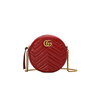 [스페셜오더]GUCCI-550154 8277 구찌 GG 마몽 블랙 미니 라운드 숄더백