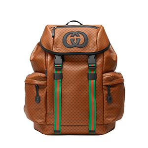 [스페셜오더]GUCCI-536413 8486 구찌 블랙 GG 가죽 Gucci Dapper Dan 백팩