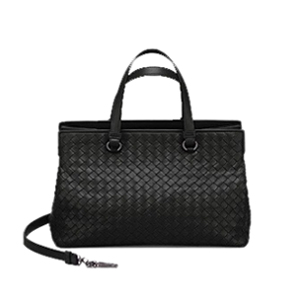 BOTTEGA VENETA-2108656 보테가베네타 뉴 라이트 그레이 인트레치아토 나파 미디엄 탑 핸들 백