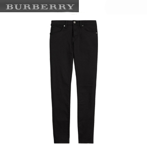 BURBERRYI-39465951 버버리 스키니핏 로우라이즈 딥 블랙 진 여성용