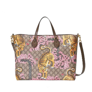 GUCCI-453705 9967 구찌 소프트 GG 수프림 캔버스 벵골 프린트 토트백