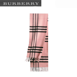 BURBERRY-39942091 버버리 클래식 마린 블루 체크 캐시미어 스카프 남녀공용